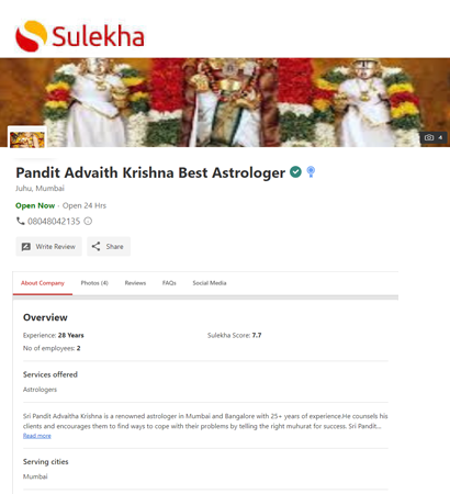 Pandit Advaith krishna